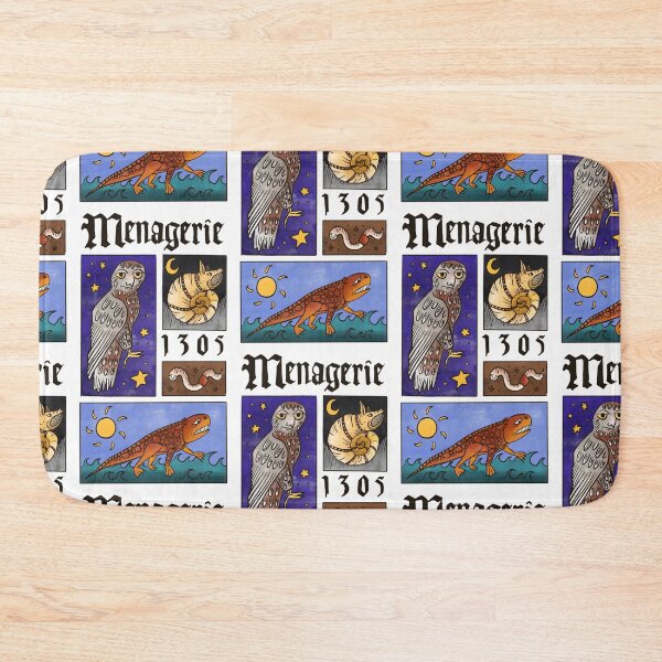 Item preview, Medieval Menagerie (black writing) designed and sold by TheDoodlemancer.