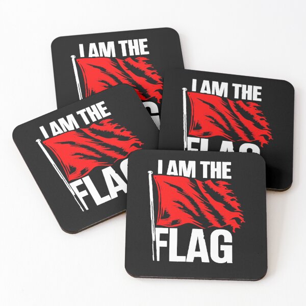 Item preview, I AM THE RED FLAG designed and sold by Moods & Merch Co..