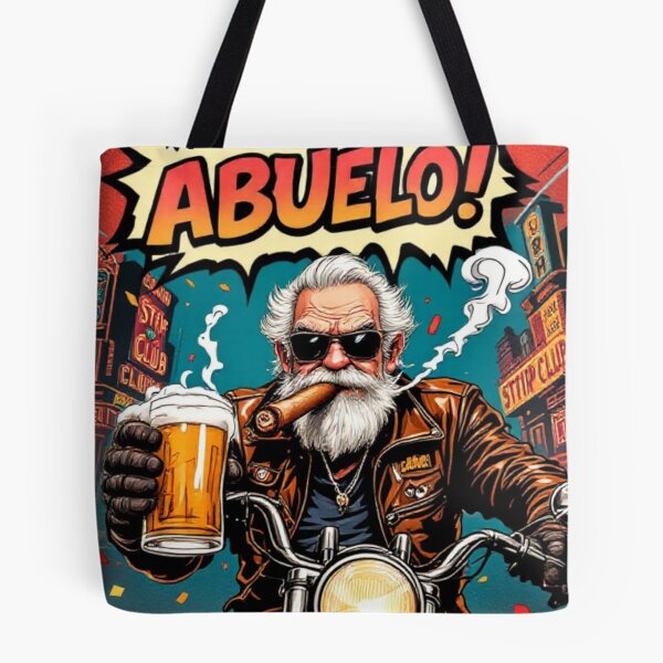 Item preview, Feliz Cumpleaños, Abuelo – Biker Style designed and sold by SteadyRolling.