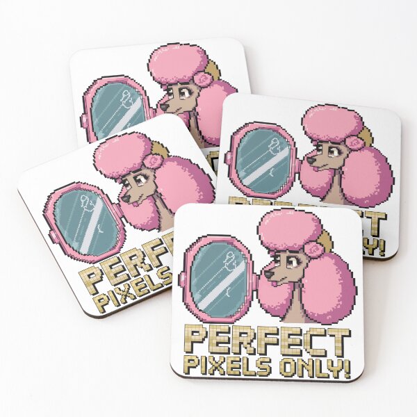 Item preview, Perfect Pixels Only – Elegant Poodle Pixel Art designed and sold by NaturePixel.
