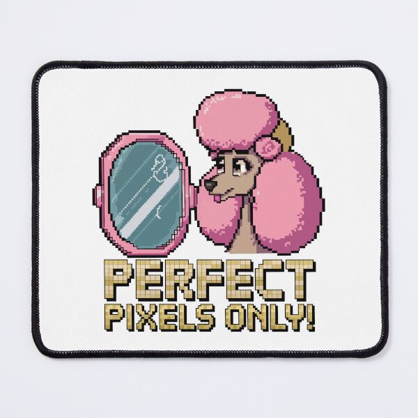 Item preview, Perfect Pixels Only – Elegant Poodle Pixel Art designed and sold by NaturePixel.