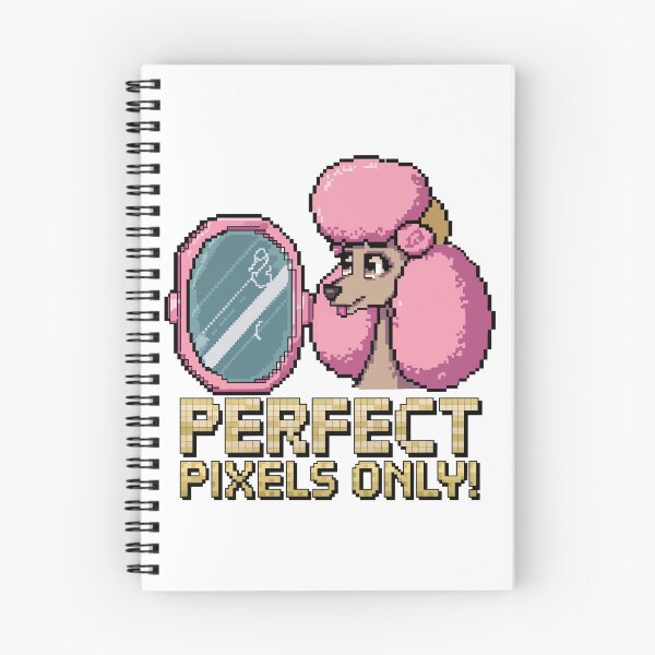 Item preview, Perfect Pixels Only – Elegant Poodle Pixel Art designed and sold by NaturePixel.