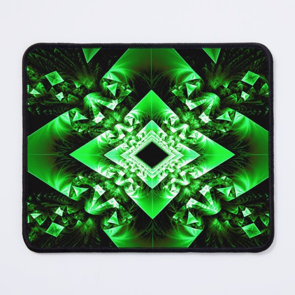 Item preview, Green Geometric Fractal Symphony designed and sold by Exodoi.