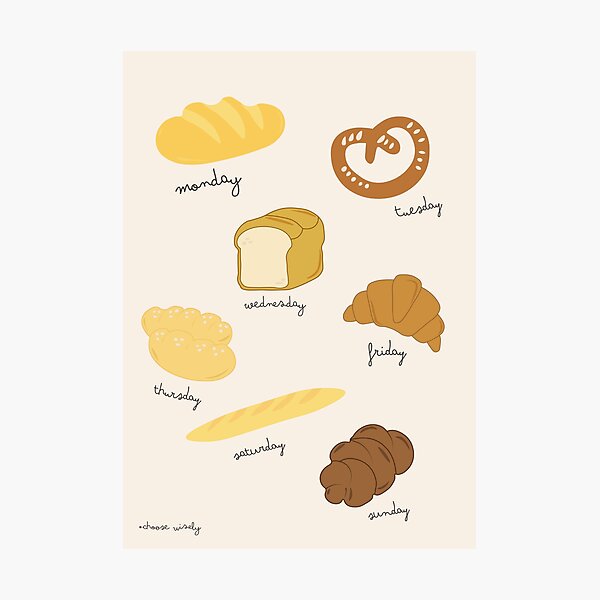 Item preview, A loaf for every day! designed and sold by MarziDesign.