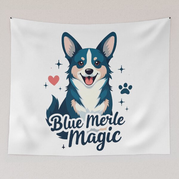 Item preview, Blue Merle Magic – Unique Style & Playful Sophistication designed and sold by zoughlal.