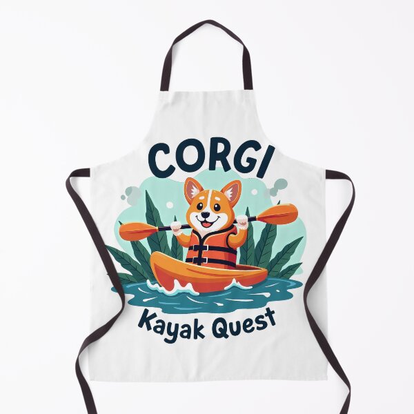 Item preview, Corgi Kayak Quest – Outdoor Exploration & Joyful Play designed and sold by zoughlal.