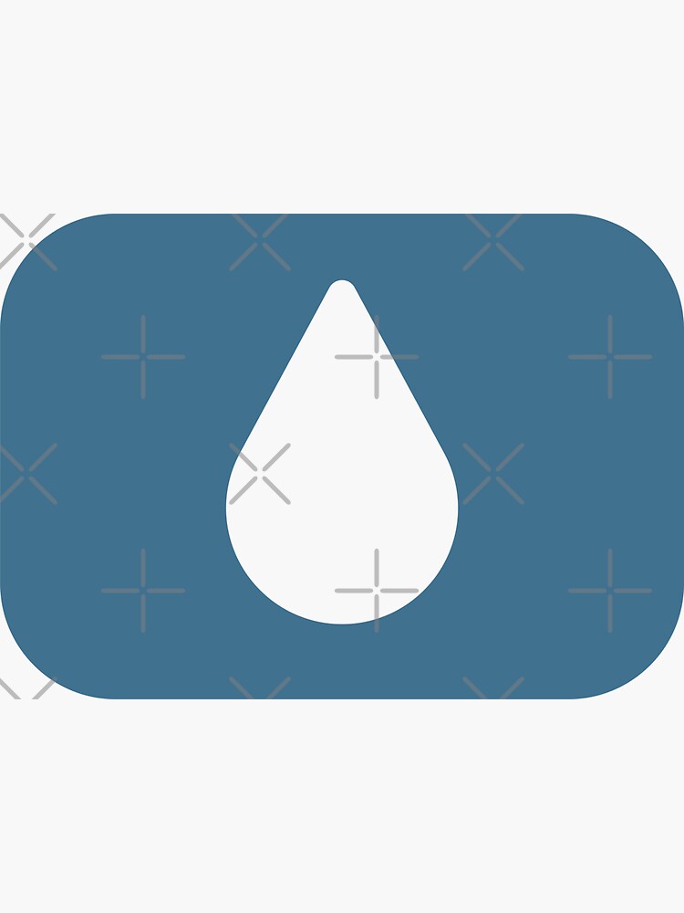 Lumon logo Drop icon Sticker