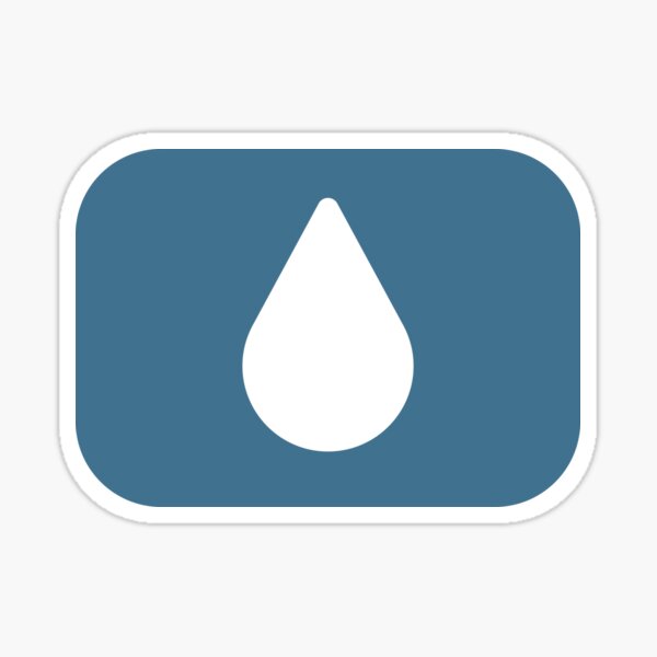 Lumon logo Drop icon Sticker