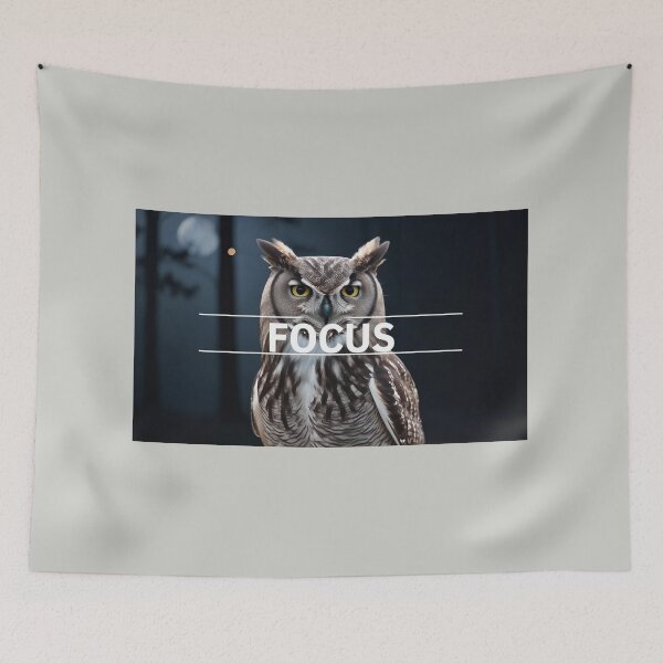 Item preview, Focus – Realistic Owl Inspiration Art designed and sold by AIKNOCKTECK.