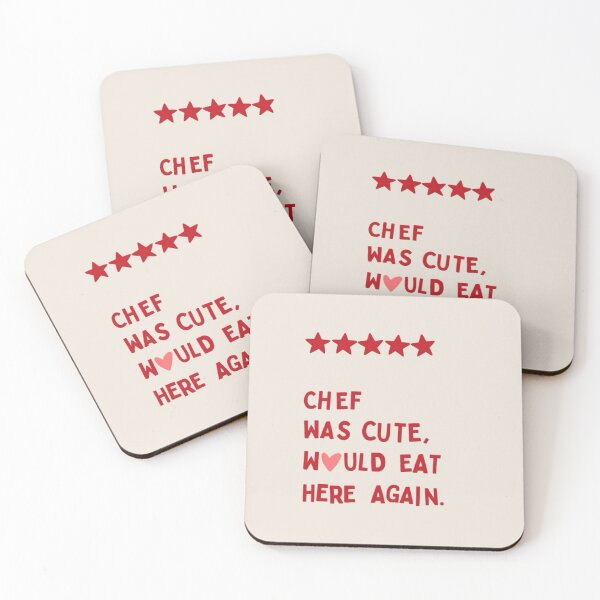 Item preview, Chef Was Cute – Would Eat Here Again Funny Quote designed and sold by pointense.