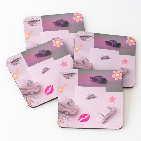 Item preview, cute pink design for car girls designed and sold by Anirionwheels17.