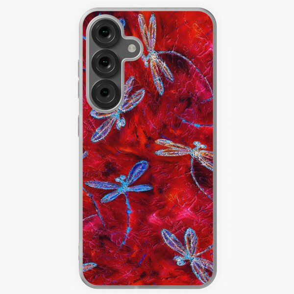 Item preview, Red Hot Dragonfly Dance designed and sold by lyndseyart.