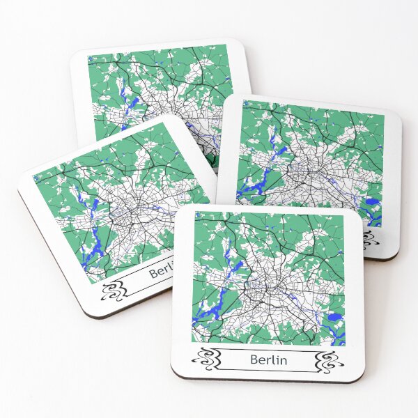 Item preview, Minimalist Map of Berlin  designed and sold by design2xstudio.