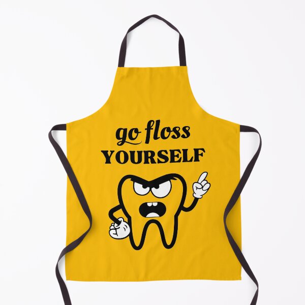 Item preview, Go Floss Yourself, Funny Dentist, Funny Dental Hygienist, Funny Oral Hygiene designed and sold by Anniko Art Studio.