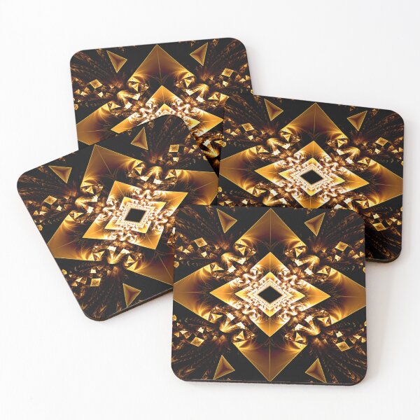 Item preview, Orange Geometric Fractal Symphony designed and sold by Exodoi.
