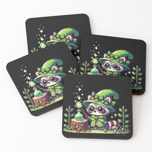 Item preview, Forest Raccoon Alchemist designed and sold by PixCthulhu.