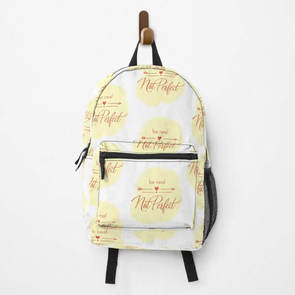 Item preview, "Be Real, Not Perfect" – Inspiring Self-Love & Authenticity Quote Design designed and sold by Colorful-Garden.