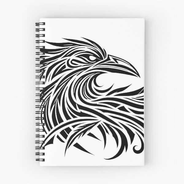 Aperçu de l'œuvre Corbeau tribal créée et vendue par SpectrumShine.
