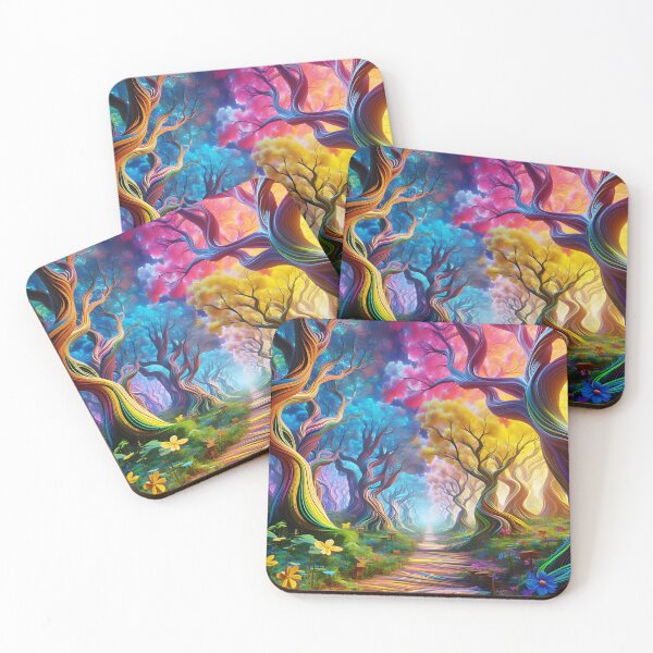 Item preview, Happy Hippie's Hike in a Psychedelic DMT forest - 4 designed and sold by nyathiwa.