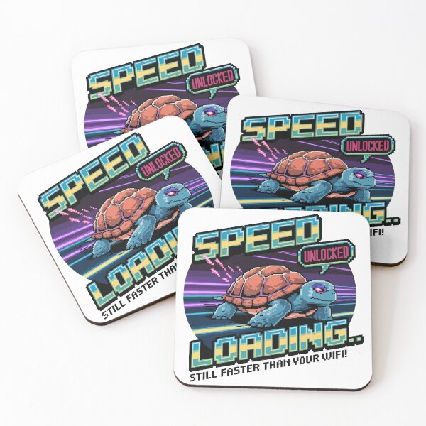 Item preview, Speed Unlocked - Turbo Turtle Gamer Meme Pixel Art designed and sold by NaturePixel.