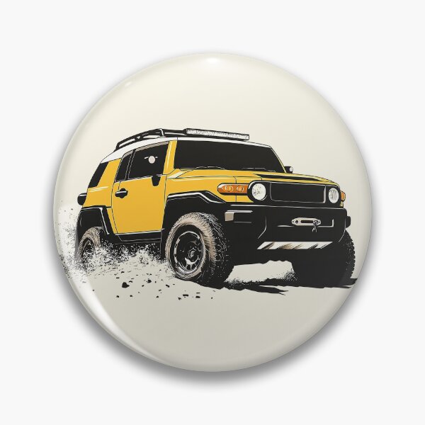 Item preview, FJ Cruiser Yellow Overland designed and sold by blackdogshop.
