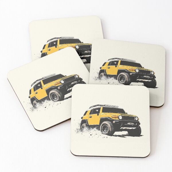 Item preview, FJ Cruiser Yellow Overland designed and sold by blackdogshop.