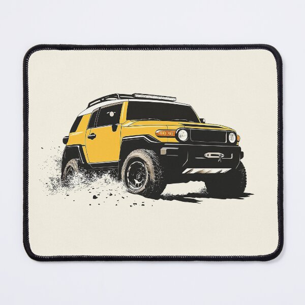 Item preview, FJ Cruiser Yellow Overland designed and sold by blackdogshop.
