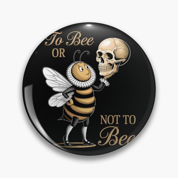Item preview, Ser abeja o no ser abeja Shakespeare Hamlet Cráneo designed and sold by Davidpama.
