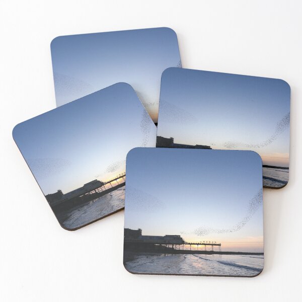 Item preview, Starling murmurations in Aberystwyth designed and sold by GreyFeatherPhot.