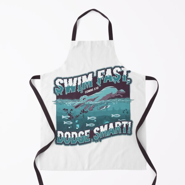 Item preview, Swim Fast, Dodge Smart – Pixel Platypus Gaming Challenge designed and sold by NaturePixel.