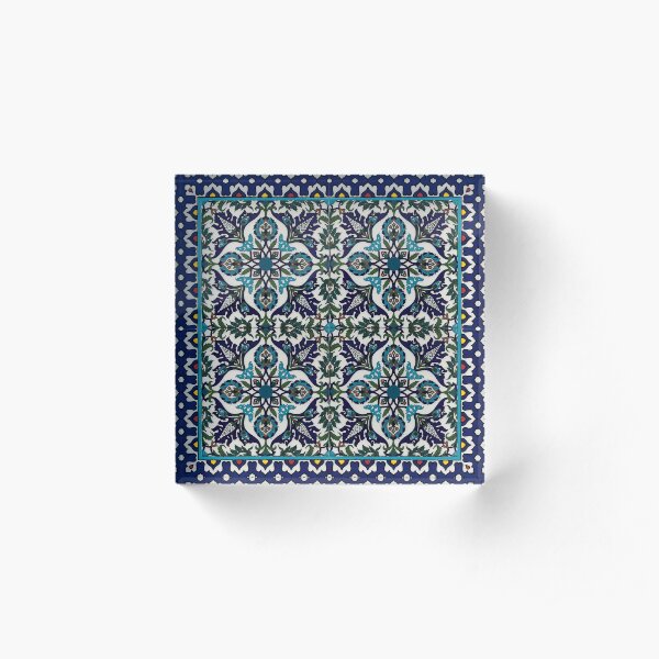 Armenian pattern wall art Acrylic Block