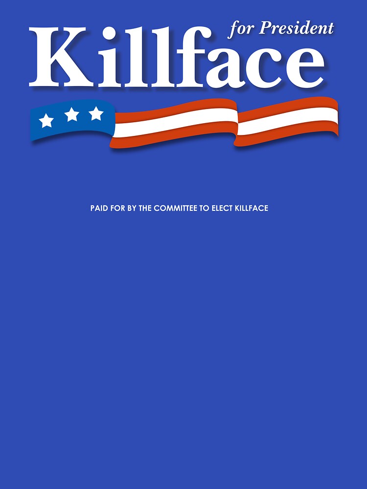 Thumbnail 7 of 7, Classic T-Shirt, Killface for President, Frisky Dingo designed and sold by myfavoritesin.