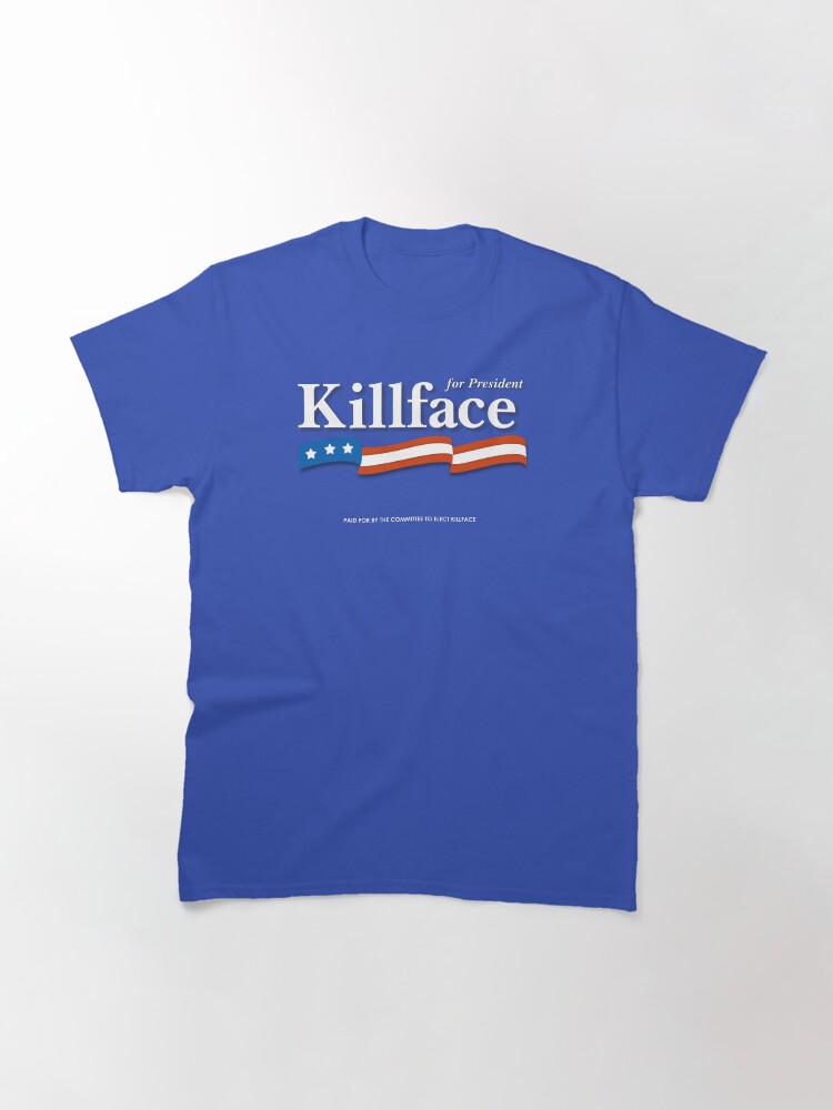 Thumbnail 3 of 7, Classic T-Shirt, Killface for President, Frisky Dingo designed and sold by myfavoritesin.