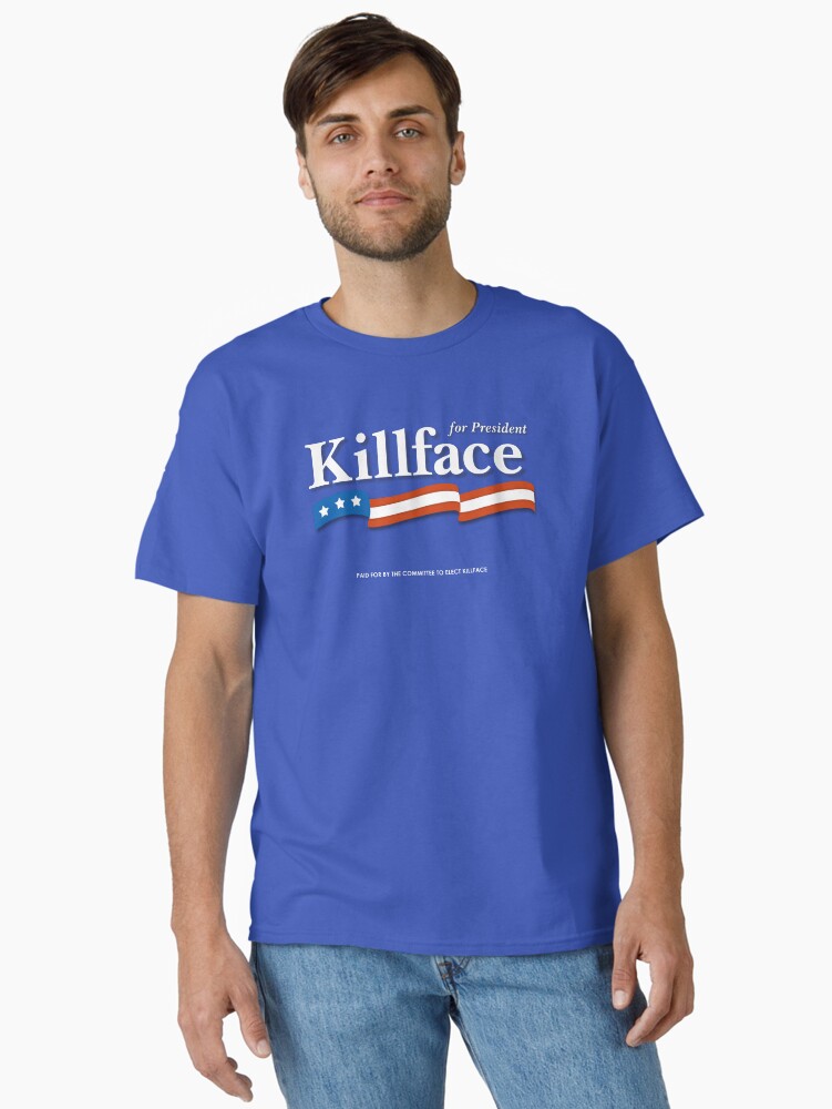Thumbnail 1 of 7, Classic T-Shirt, Killface for President, Frisky Dingo designed and sold by myfavoritesin.