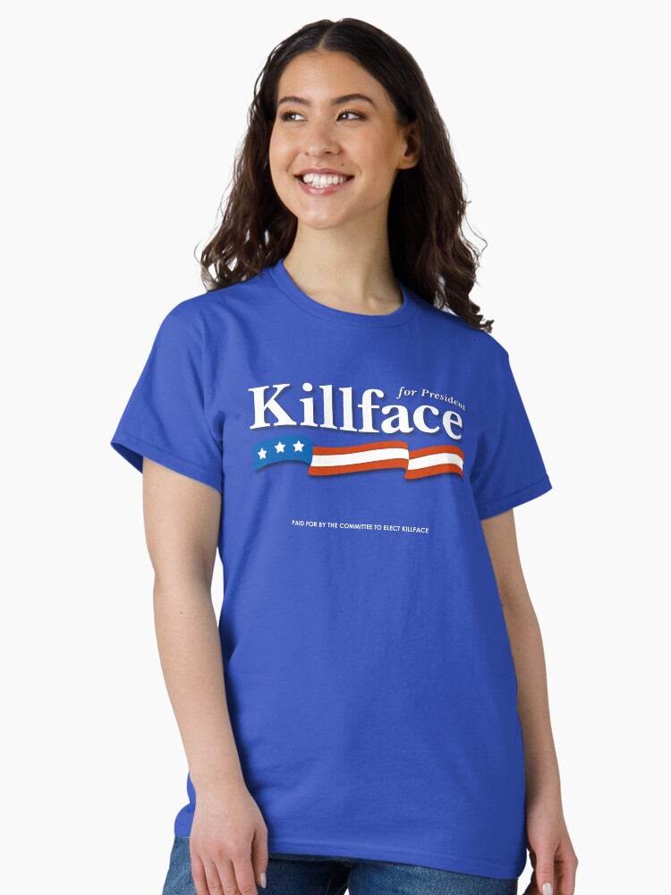 Thumbnail 2 of 7, Classic T-Shirt, Killface for President, Frisky Dingo designed and sold by myfavoritesin.