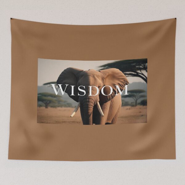 Item preview, Wisdom – Majestic Elephant Real Photo Art designed and sold by AIKNOCKTECK.