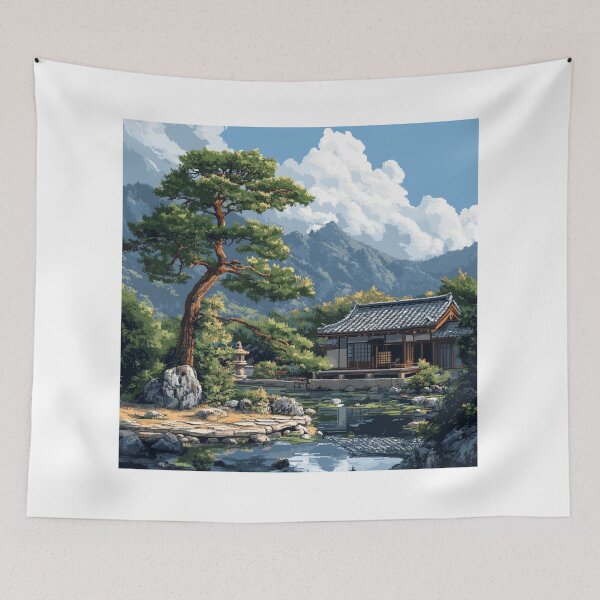 Aperçu de l'œuvre Japon 8 bits créée et vendue par Pure_Art.