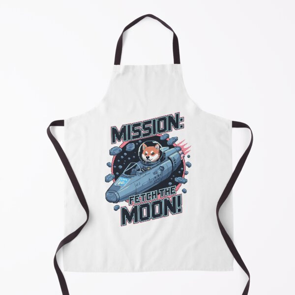 Item preview, Shiba Inu Astronaut Pixel Art - Mission to the Moon designed and sold by NaturePixel.