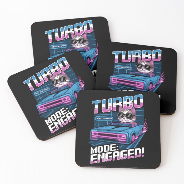 Item preview, Turbo Cat Racer - Pixel Art Gaming Speed Mode Engaged designed and sold by NaturePixel.