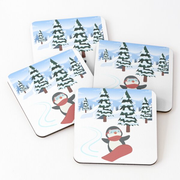 Item preview, Snowboarding Penguin designed and sold by FABOArt.