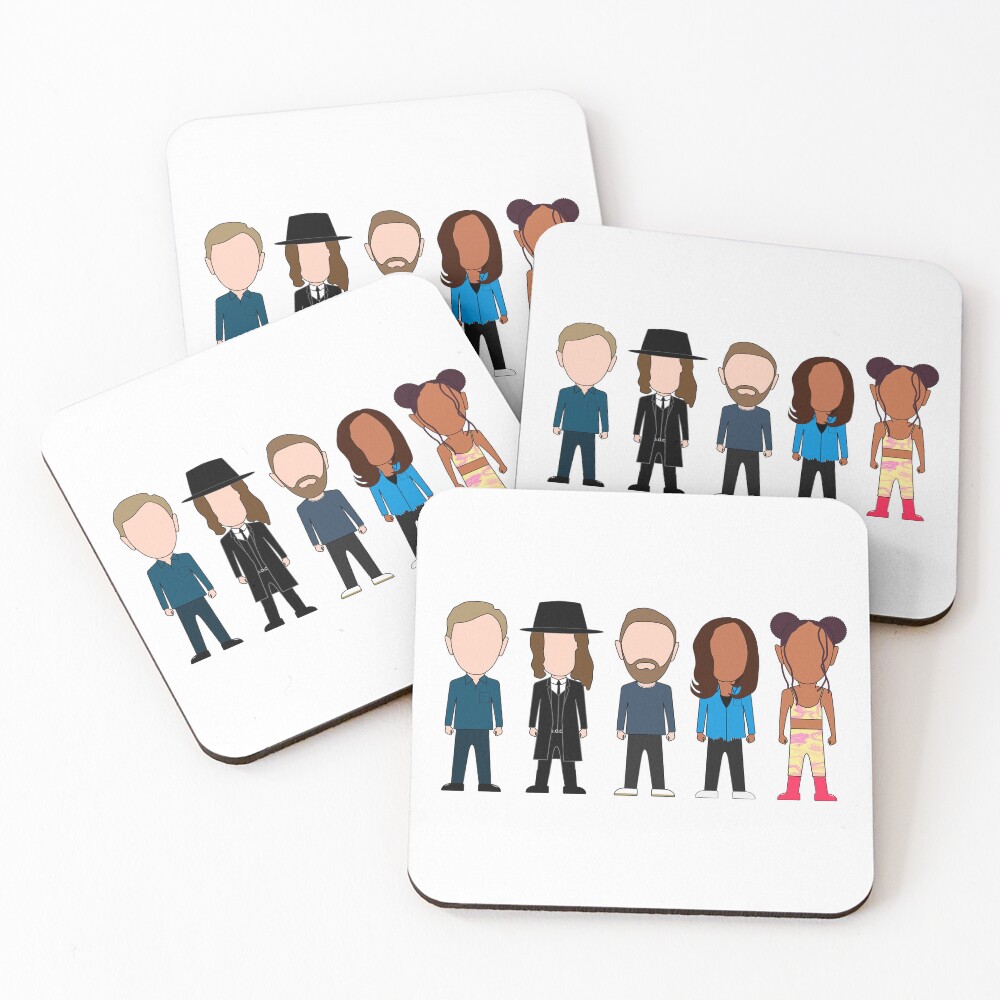 Item preview, Coasters (Set of 4) designed and sold by niestudio.