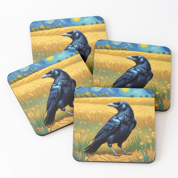 Item preview, Crow (A tribute to Vincent van Gogh) designed and sold by Harry Wibier.