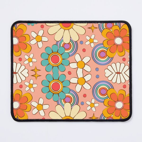 Item preview, Hippie Flower Power 70s Pattern designed and sold by FestDrip.
