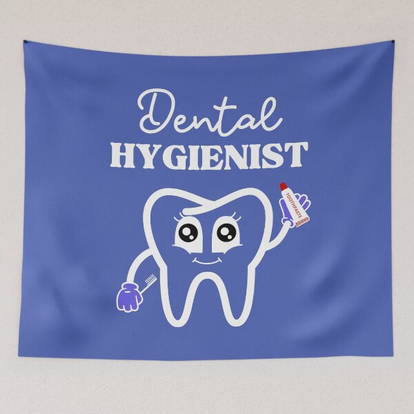 Item preview, Funny Dental Hygienist, Cute Tooth, Funny Oral Hygiene designed and sold by Anniko Art Studio.