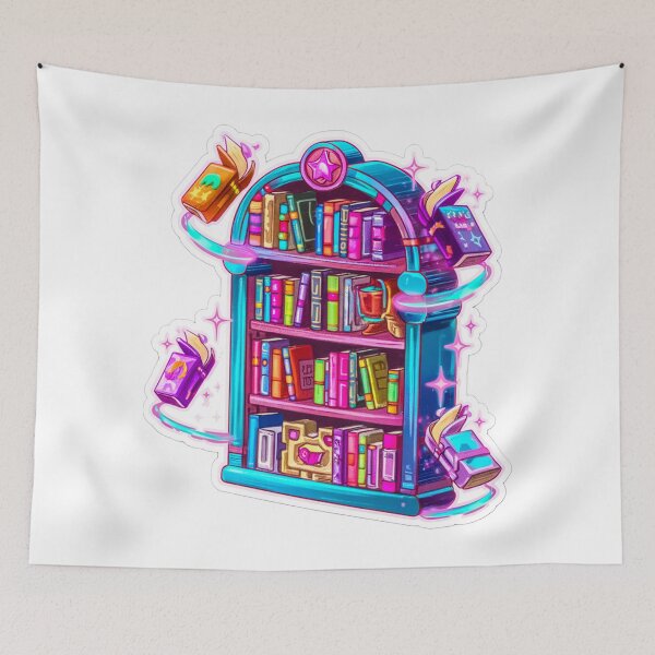 Item preview, Fantasy Bookshelf – Magical Book Lover  designed and sold by Artyx_Design.