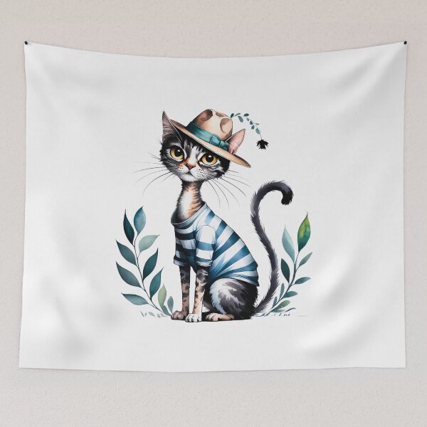 Item preview, Cute Cat Meme, Cute Cat Drawing - Feline Cat designed and sold by SlocifieShop.