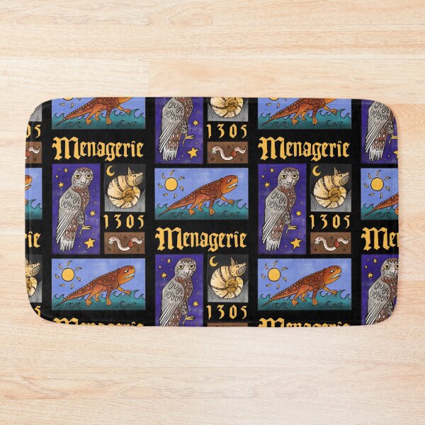 Item preview, Medieval Menagerie (gold writing) designed and sold by TheDoodlemancer.