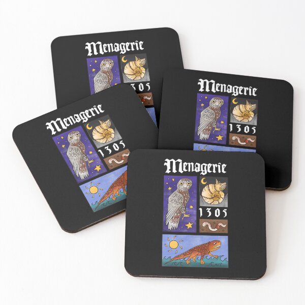 Item preview, Medieval Menagerie (white writing) designed and sold by TheDoodlemancer.