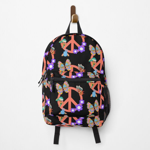 Item preview, Peace Sign With 60s Icon Symbols Colorful Design designed and sold by EarthArtDesigns.