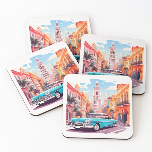 Item preview, Classic Havana Charm: Vintage Car & El Capitolio designed and sold by OttensPixels.